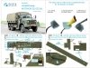 Quinta Studio QD35037 M35 Family 3D-Printed & coloured Interior on decal paper (AFV club) 1/35